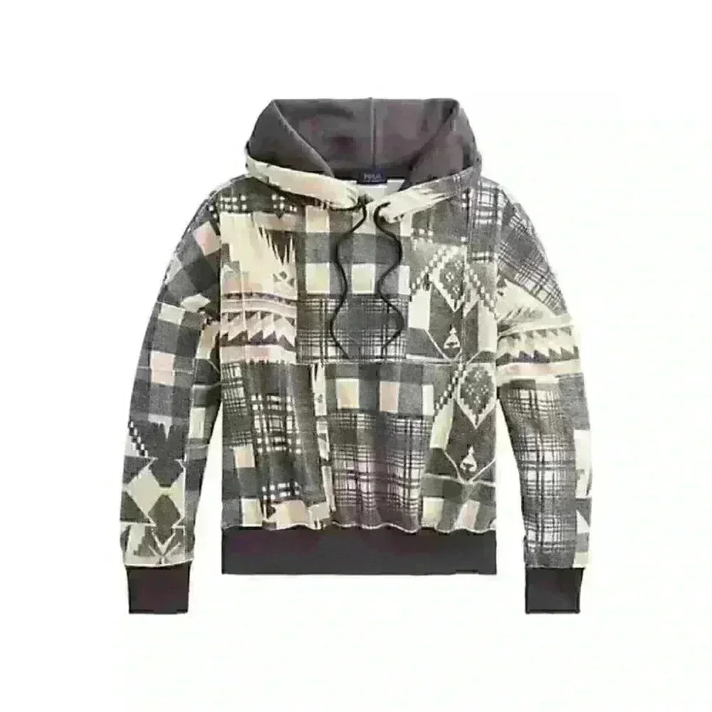 NEW! Polo Ralph Lauren Women's S Fleece Patchwork Hoodie NWT $168 - Picture 2 of 4